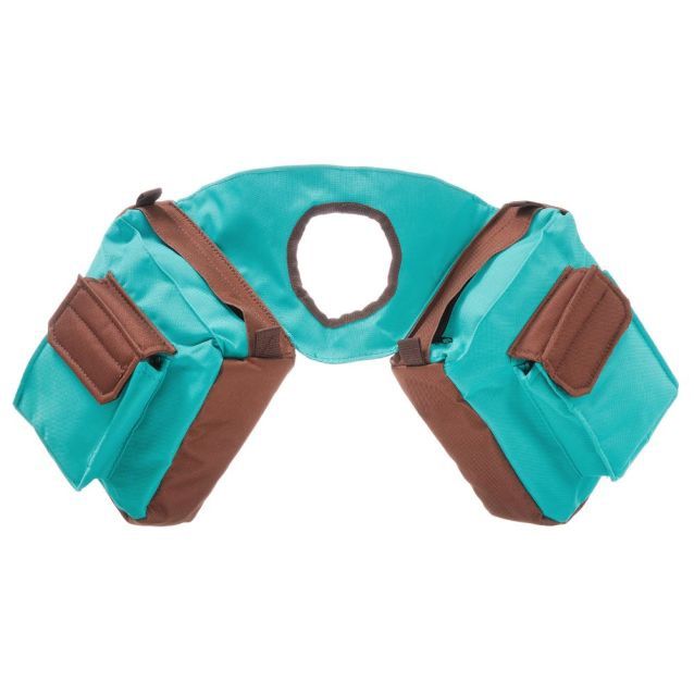 Horn Bag, Color: Turquoise/Brown