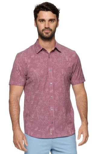 RICHFIELD SS OUTDOOR PERFORMANCE TROPICAL PRINT SHIRT