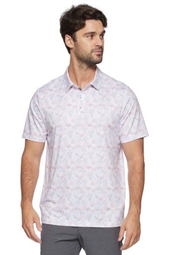 PASADENA SS TOUCAN PRINT PERFORMANCE POLO