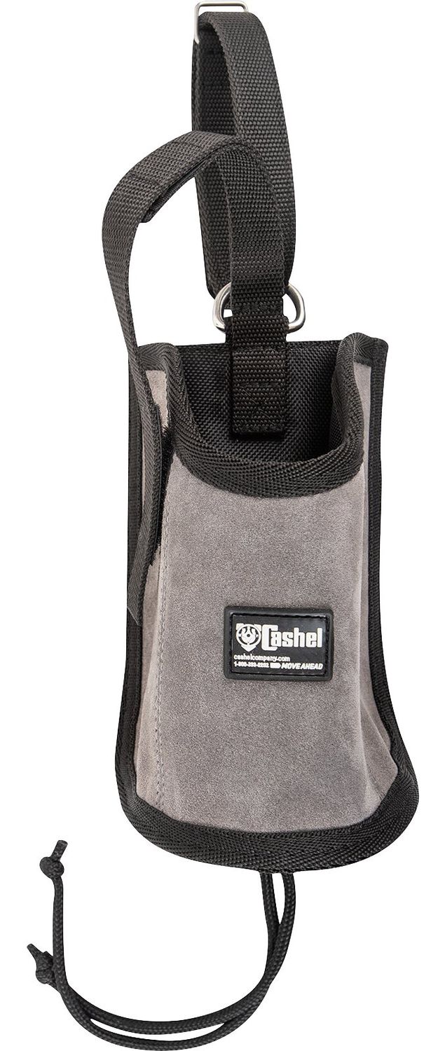 Bottle Holder, Suede, Color: GRAY