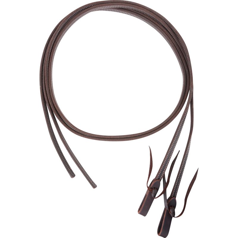 Split Reins 5/8-inch Thick Tied Ends with Double Stitched Heavy Latigo