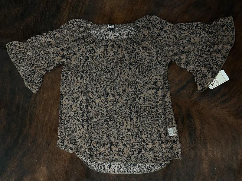 Tooled Chiffon