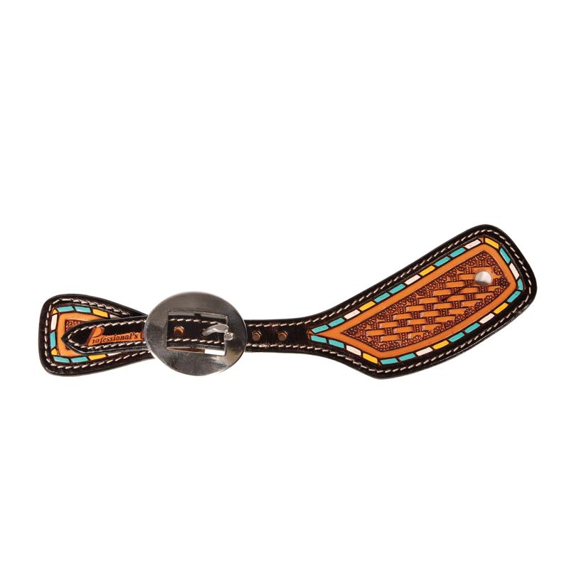 Youth Basketweave Spur Strap