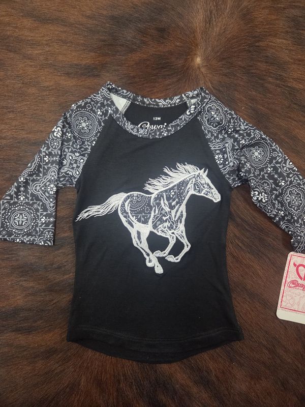 Wild Horse Raglan Tee