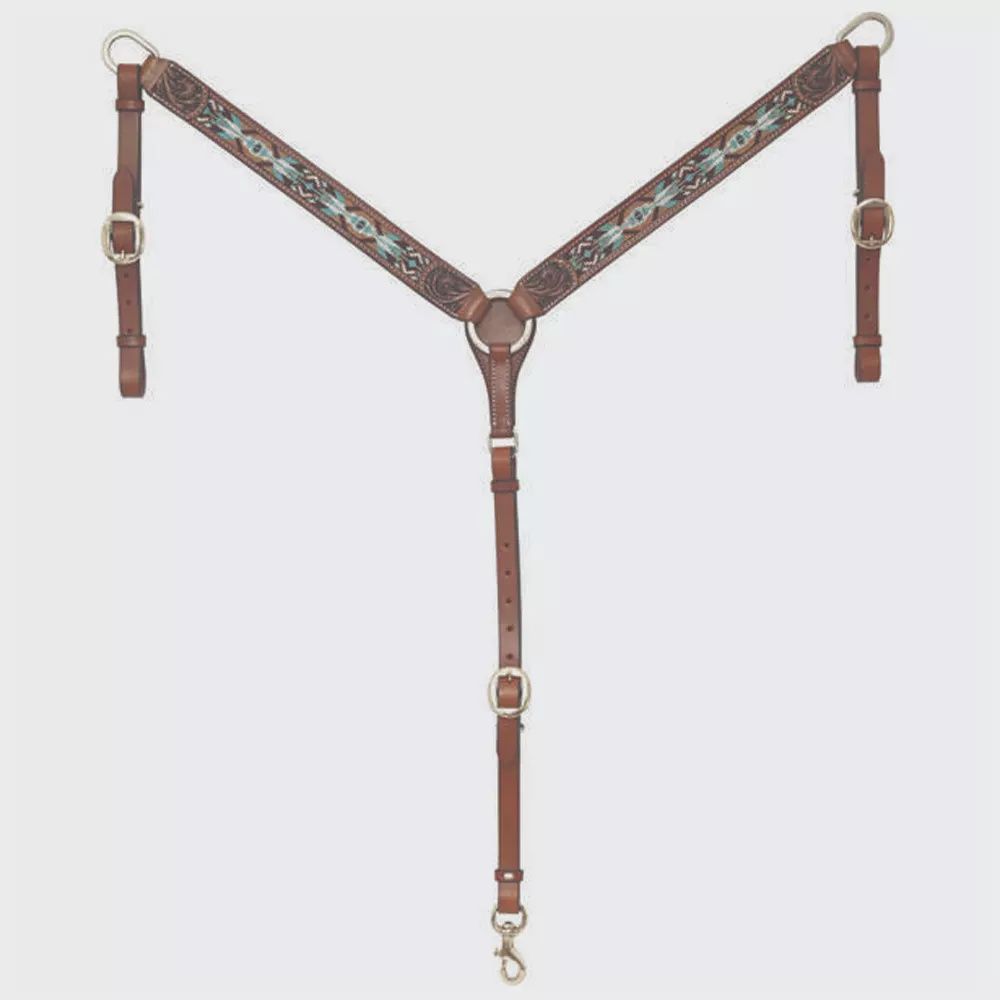 Buckskin Beaded Breast Collar