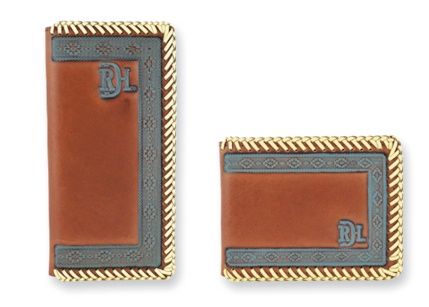 Washed Edges with Lacing Wallet-Various Sizes!