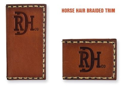 Horse Hair Braided Edge Wallet-Various Sizes!