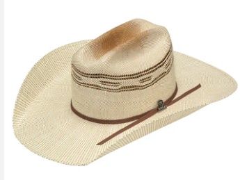 Bangora Golden Brown Straw Western Hat