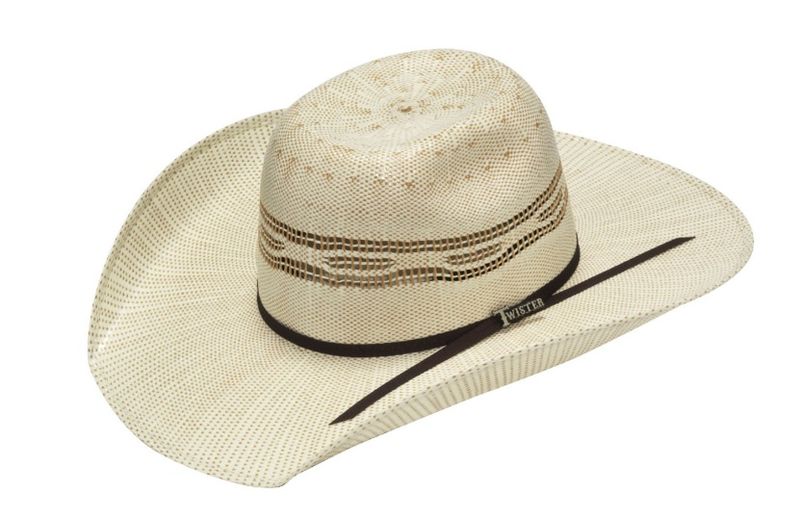 Youth Bangora Straw Vented Cowboy Hat
