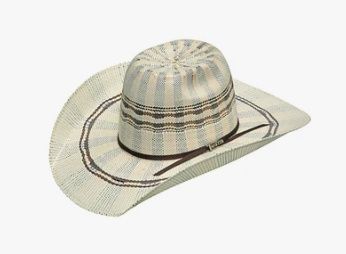 Three-Tone Punchy Bangora Straw Hat