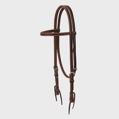 Buffalo Leather Browband Headstall