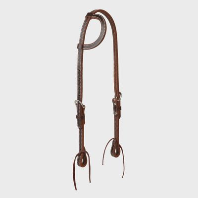 Buffalo Leather Sliding Ear Headstall