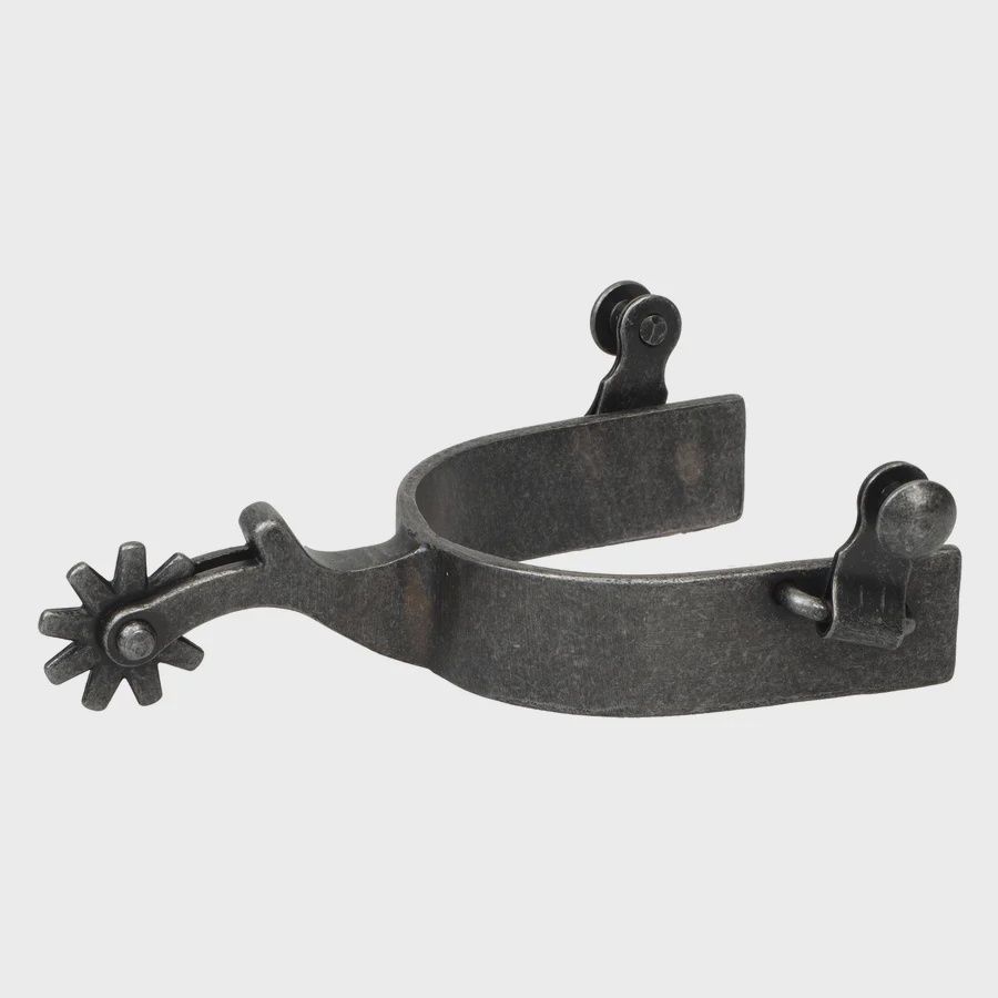 Men&#39;s Brushed Stainless Steel Spur