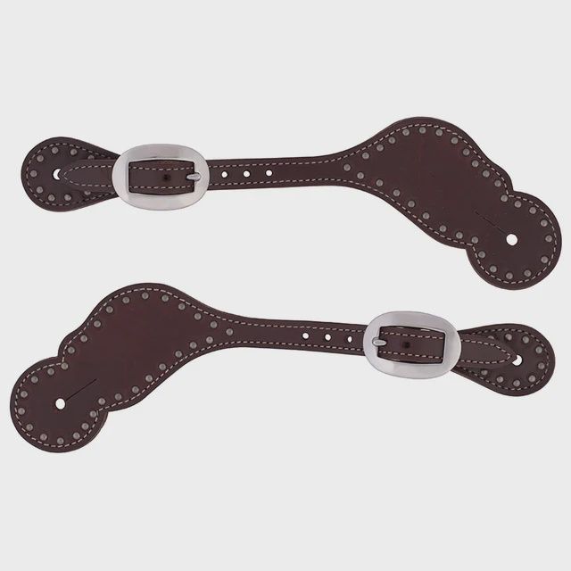 Working Tack Regular with Pewter Spots Spur Straps