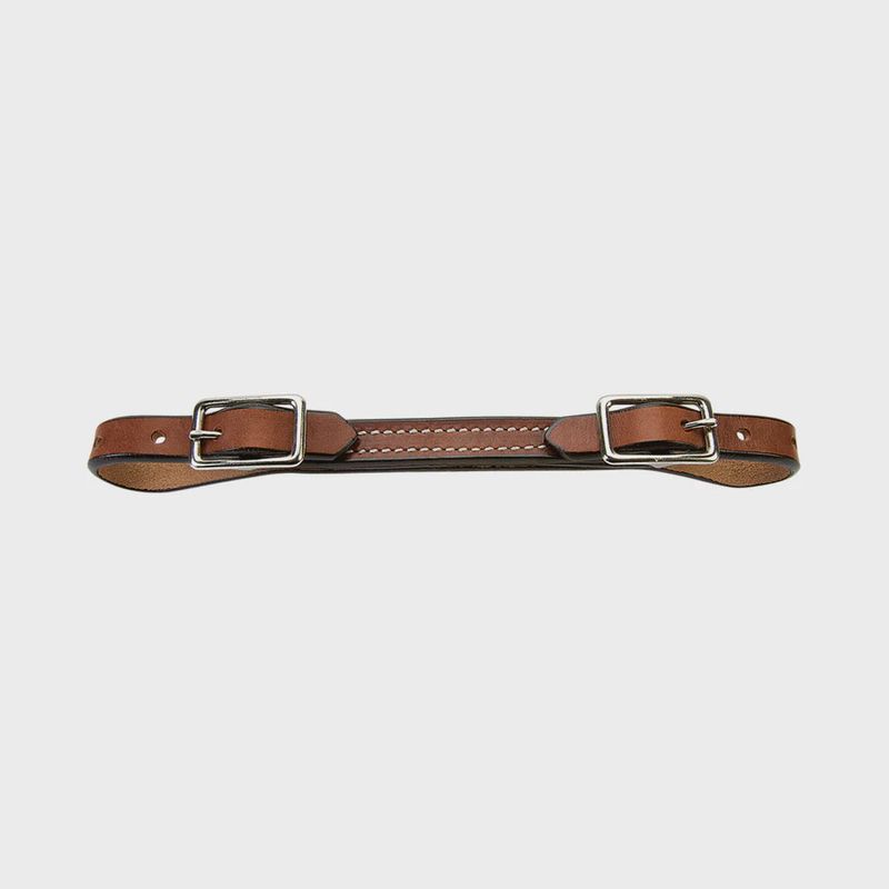 Flat Bridle Leather Curb Strap