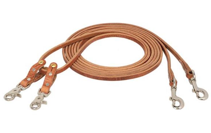 Leather Draw Reins, Complete