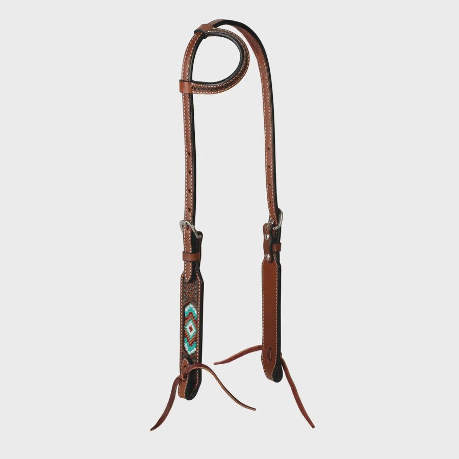 Beaded Sliding Ear Headstall
