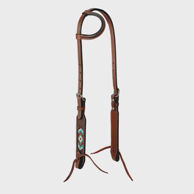 Beaded Sliding Ear Headstall