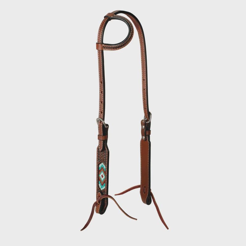 Beaded Sliding Ear Headstall