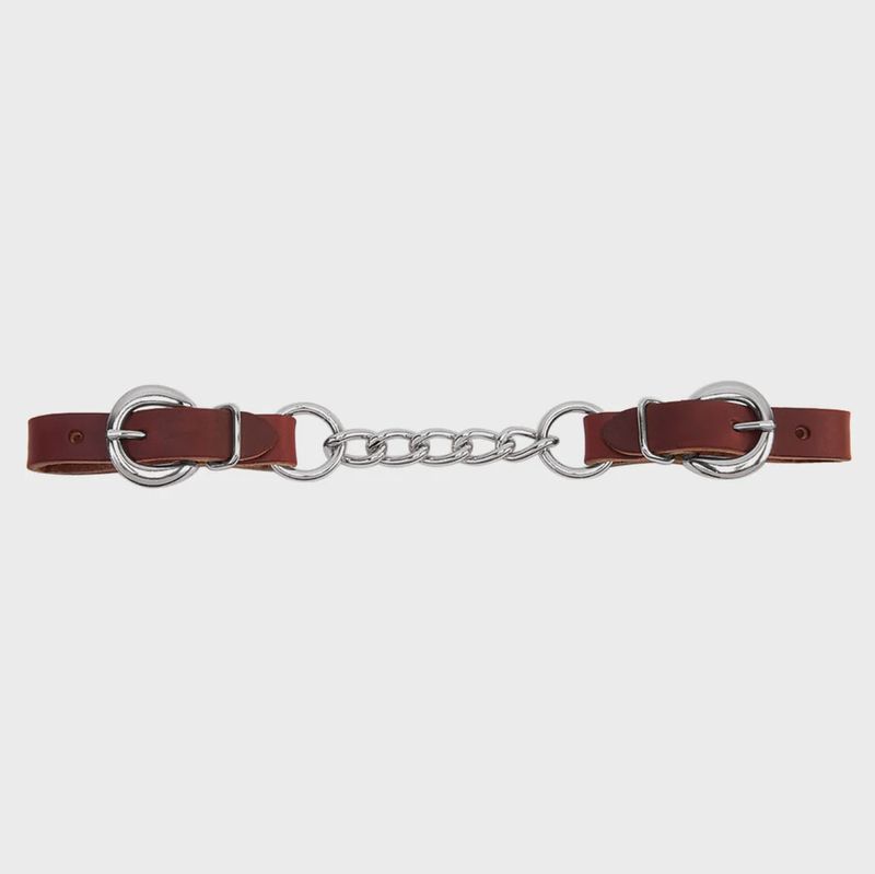 Latigo Leather Heavy-Duty 4-1/2&quot; Single Link Chain
