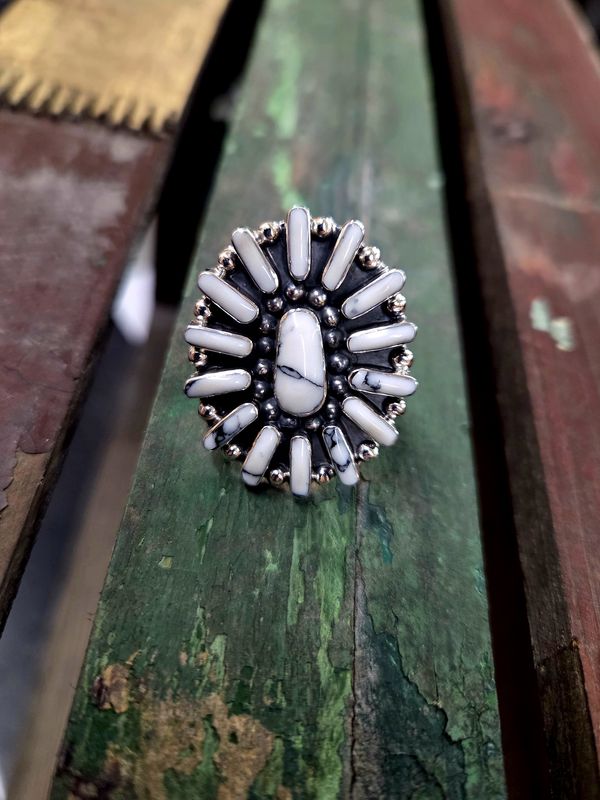 Howlite Ring