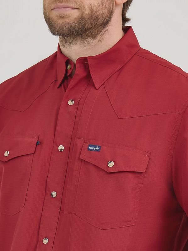 Performance Snap Short Sleeve Solid Shirt