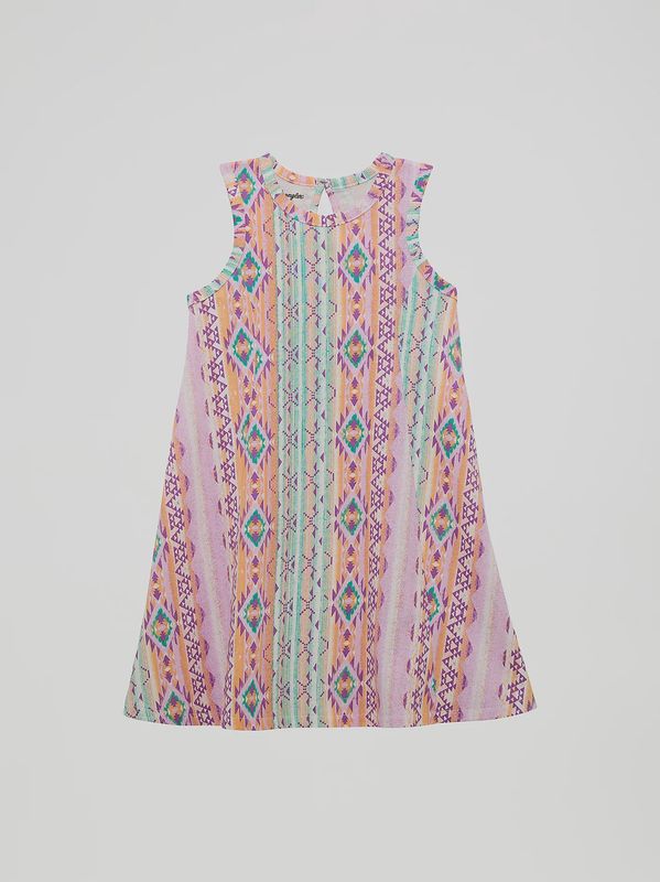 Western Sleeveless Swing Dress