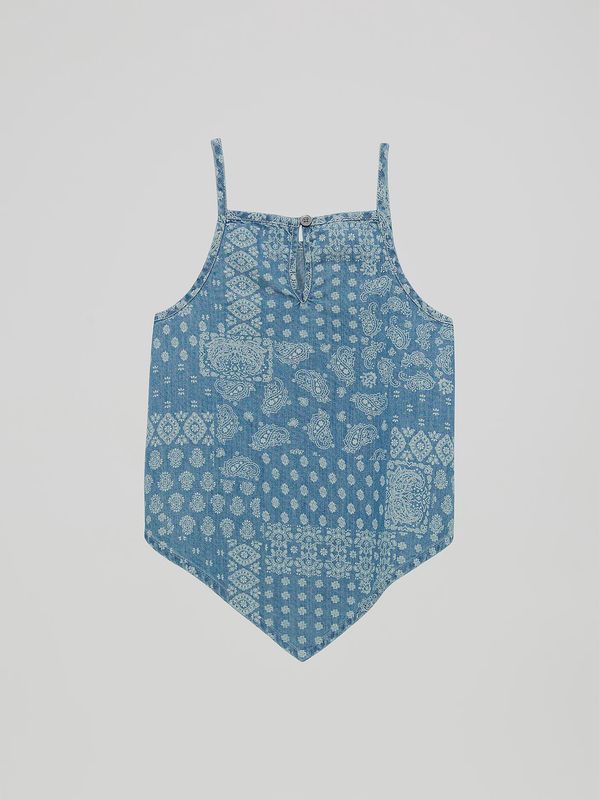 Hankerchief Hem Trapeze Tank