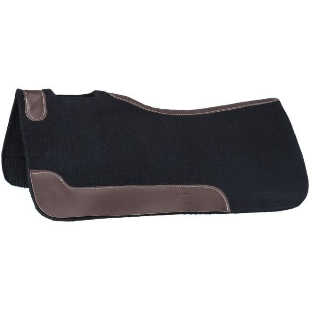 Contour Felt Saddle Pad, 32&quot; x 32&quot;, Color: Black