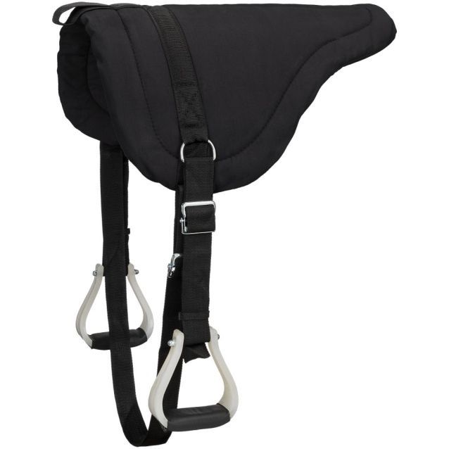Canvas Bareback Pad, Color: Black