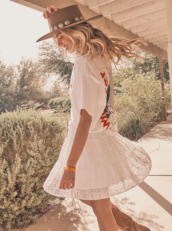Women&#39;s Textured Tiered Mini Dress