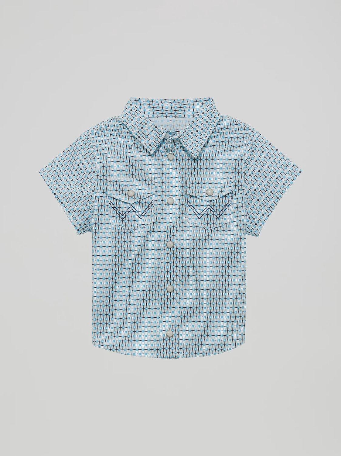 Little Boy Short Sleeve Western Snap Shirt