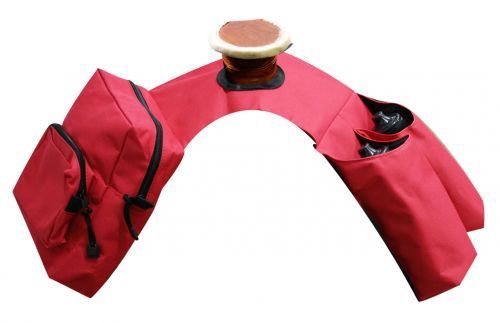 Insulated Cordura Horn Bags with Double Pockets and Water Bottles