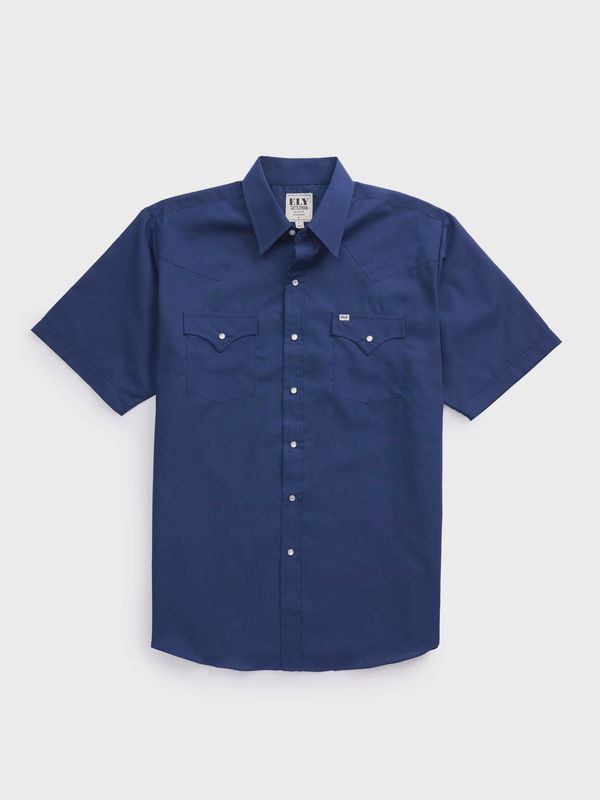 Cattleman Short Sleeve Solid Western Shirt