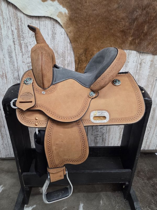 12&quot; Circle Y Proven Sahara Barrel Saddle - Wide Fit