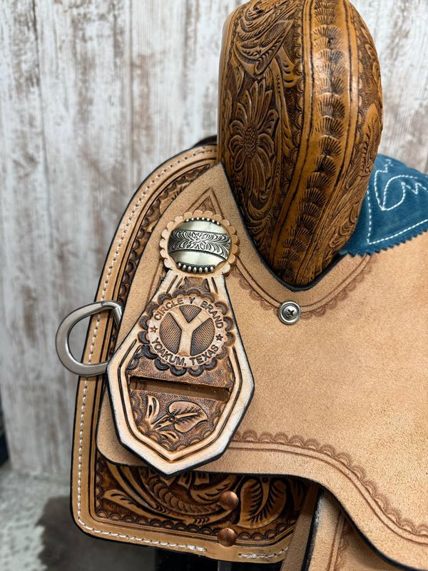 15" Wide Fit Circle Y Maisie Freedom Barrel Saddle
