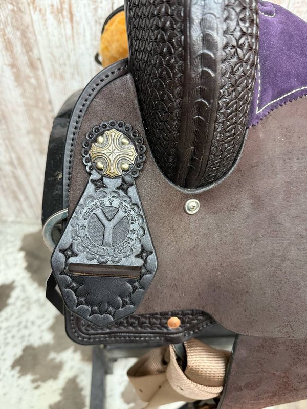 14" Wide Fit Circle Y Chrisley Barrel Saddle