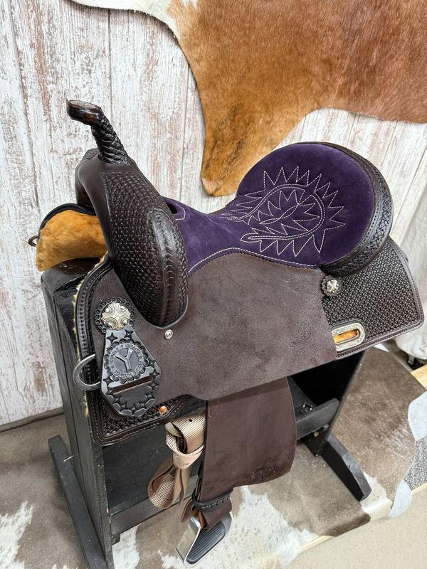 14.5" Wide Fit Circle Y Chrisley Barrel Saddle