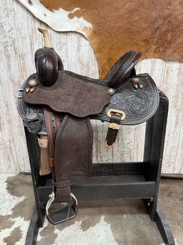 15&quot; Reg Bar Josey Ultimate Cash Barrel Saddle
