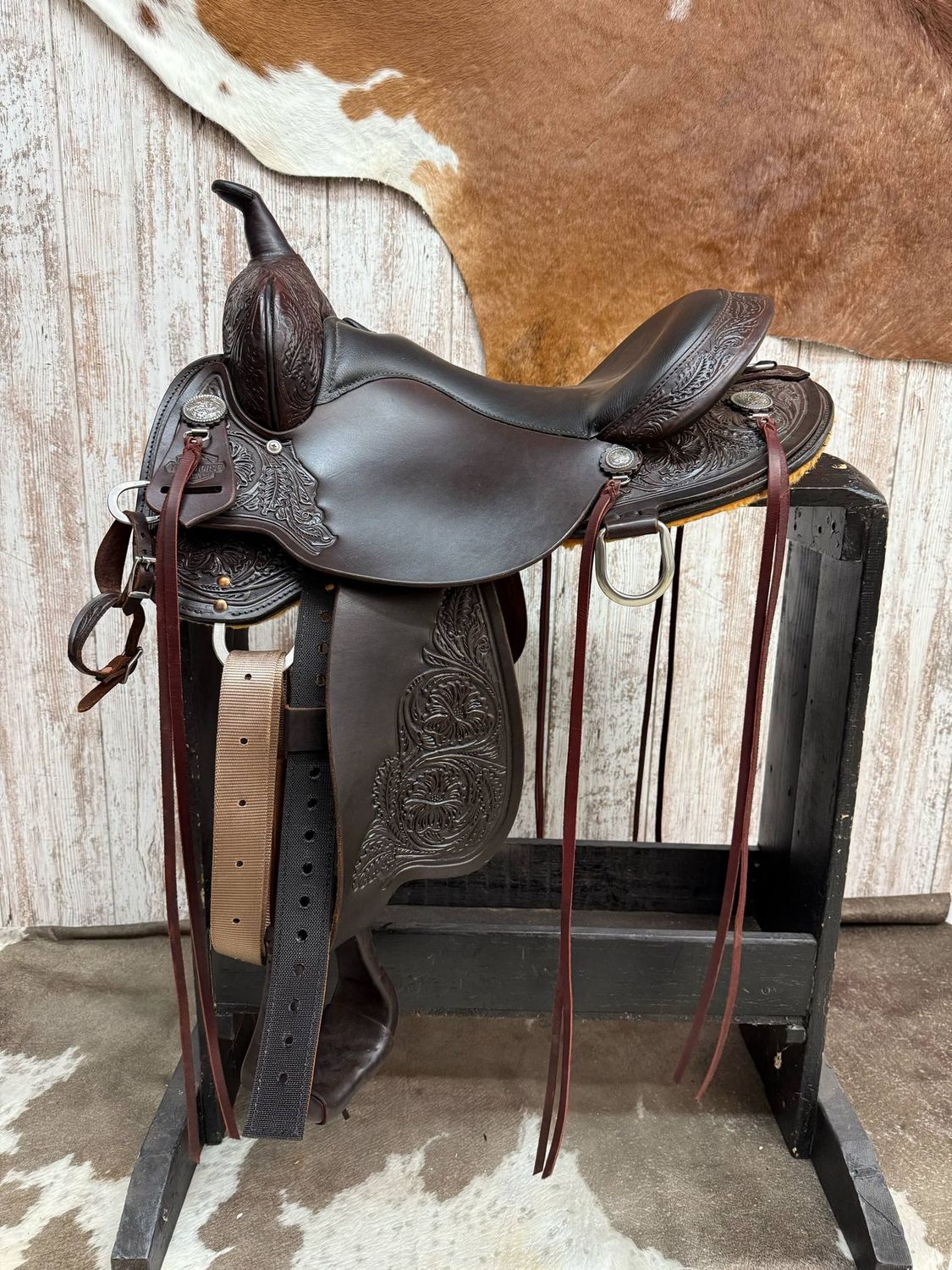 16&quot; Circle Y Mesquite Trail Saddle - Wide Fit