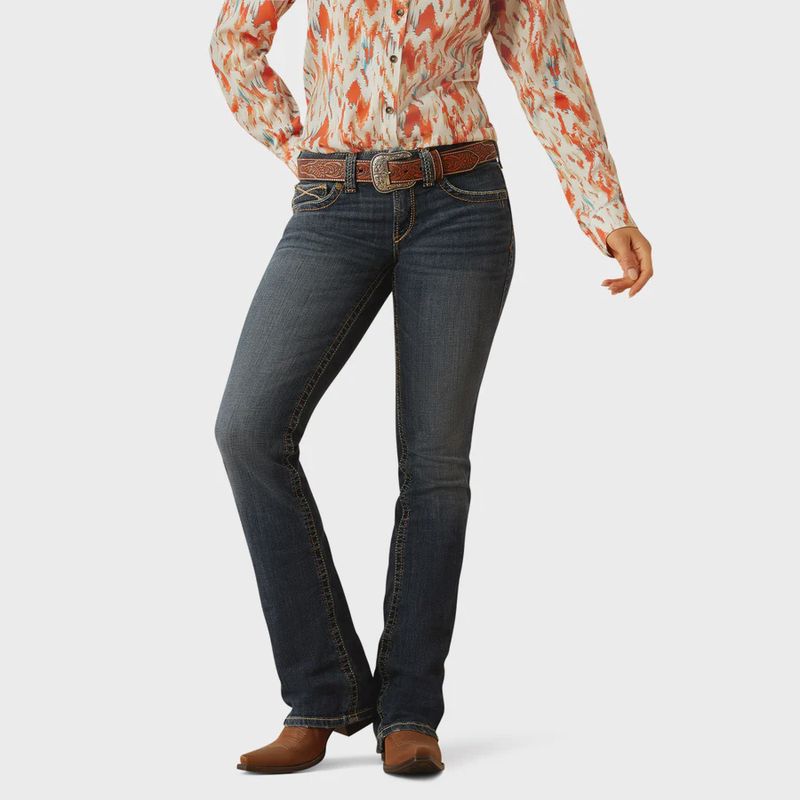 Ariat Women's Mid Rise Lilla Boot Cut Jeans