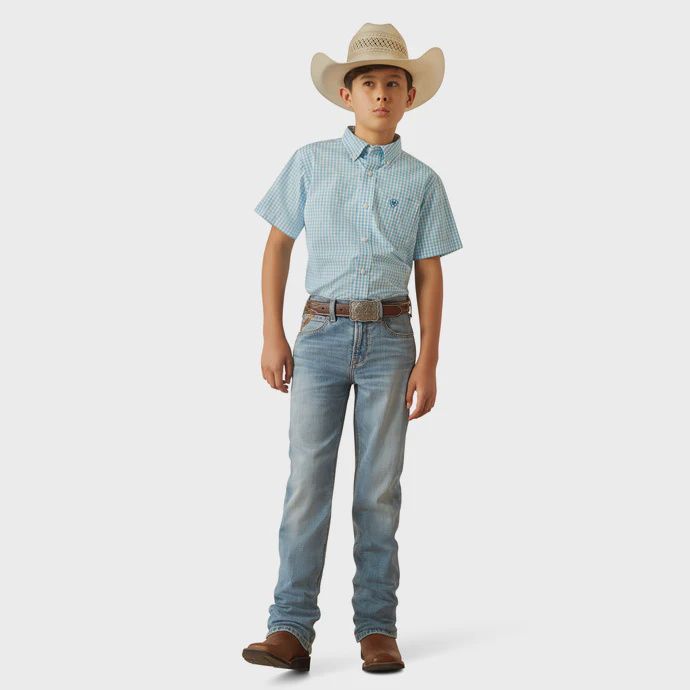 Ariat Boy&#39;s B4 Relaxed Jones Boot Cut Jean