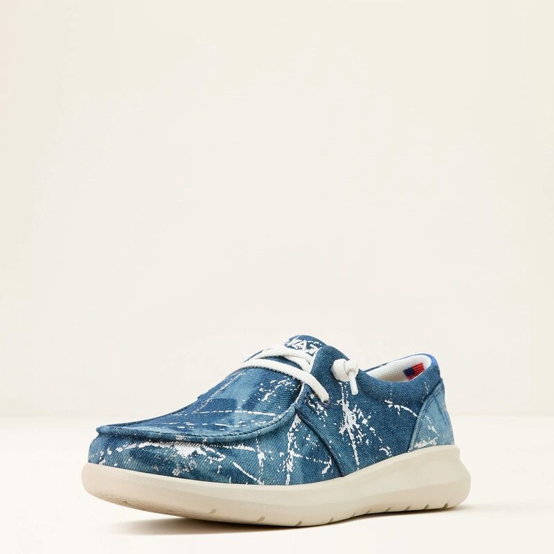 Silver Splatter Denim Hilo