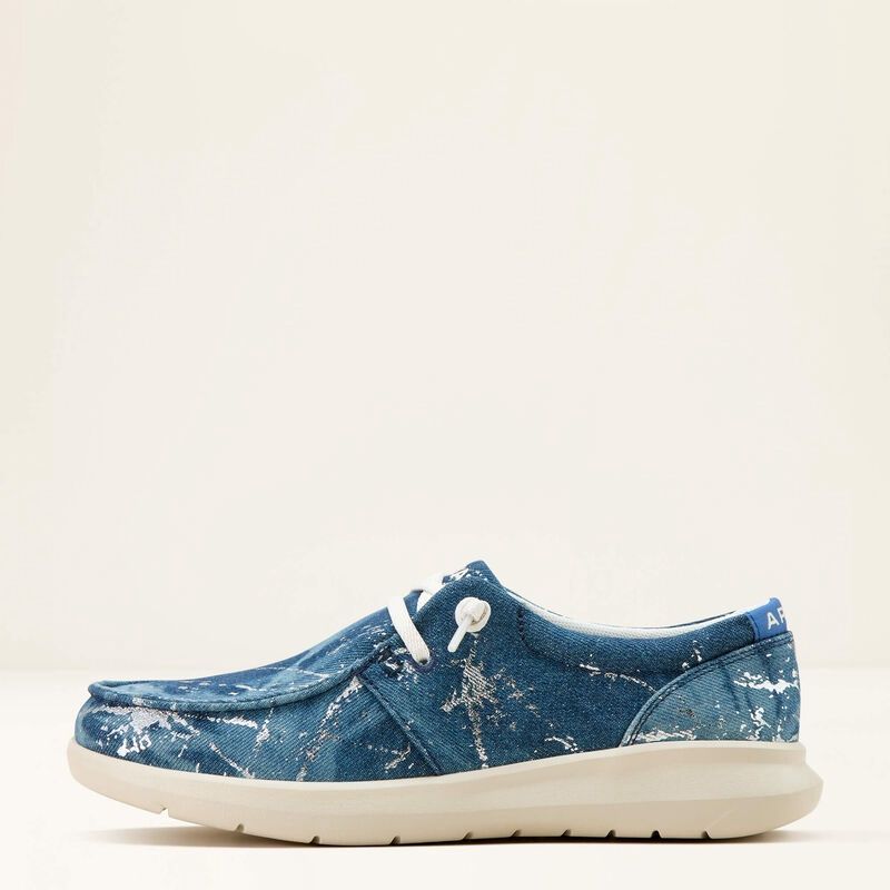 Silver Splatter Denim Hilo