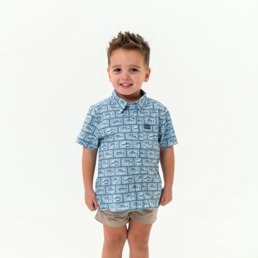 YOUTH PERFORMANCE BUTTON UP