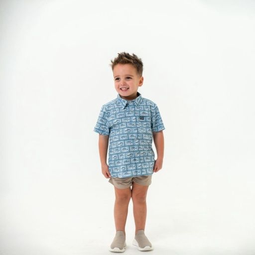 YOUTH PERFORMANCE BUTTON UP
