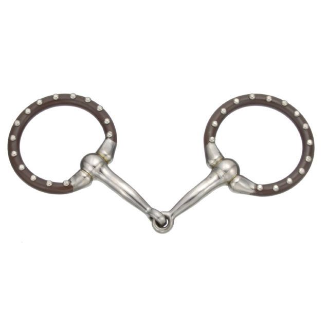 Miniature Offset Dee with Dots Snaffle