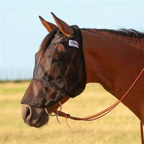 Quiet Ride Fly Mask, Long Nose