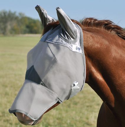 Crusader Fly Mask, Long Nose with Ears