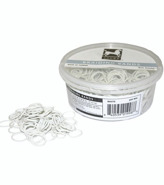 Braiding Bands, Color: White